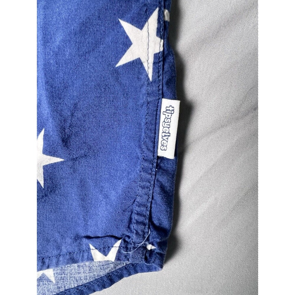 Tipsy Elves American Flag Button Down Shirt Patriotic USA Stars Stripes Men's M - Picture 5 of 7